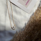 Dainty Ivory Heart Pendant - MYSTY