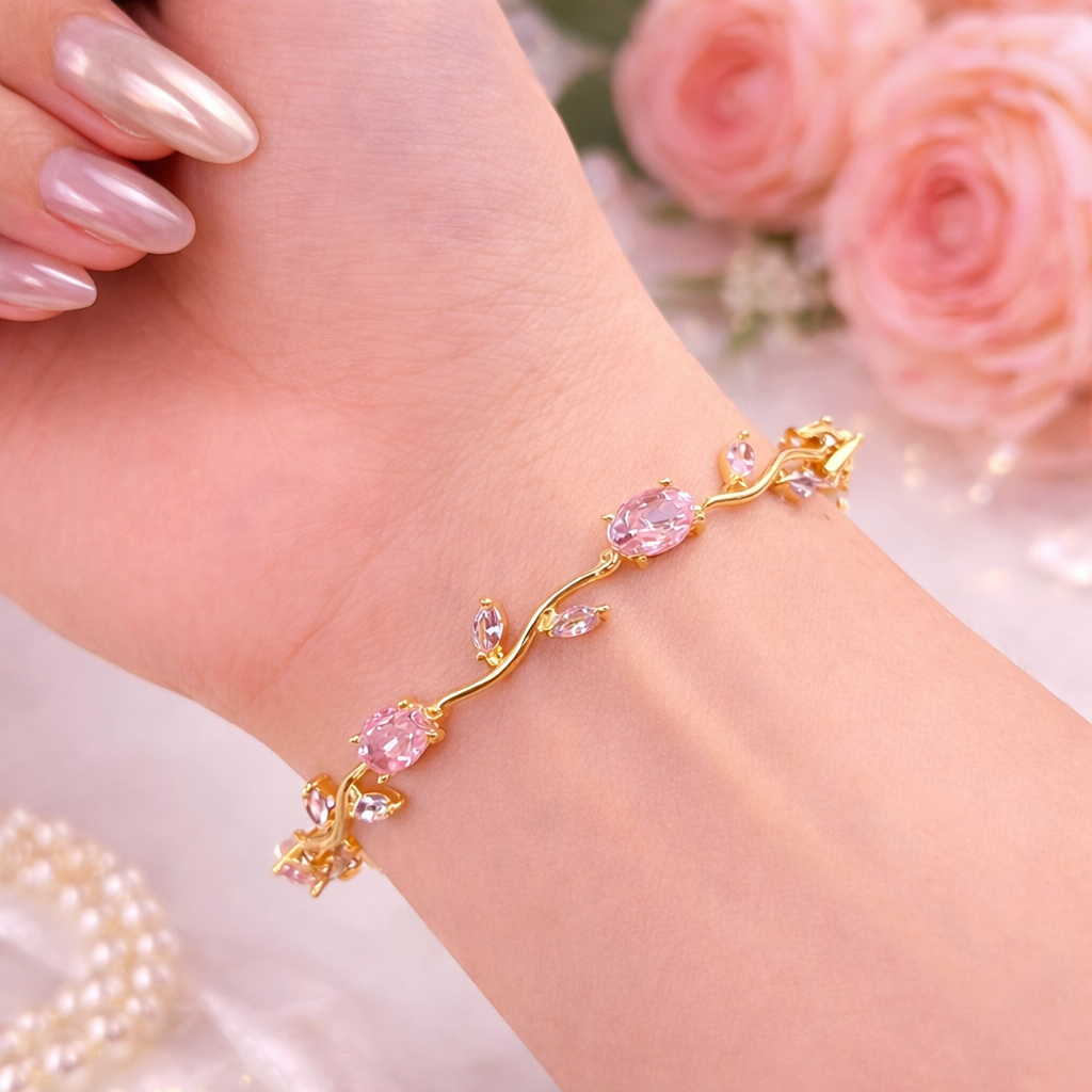 Tulip Rosé Elegance Bracelet - MYSTY