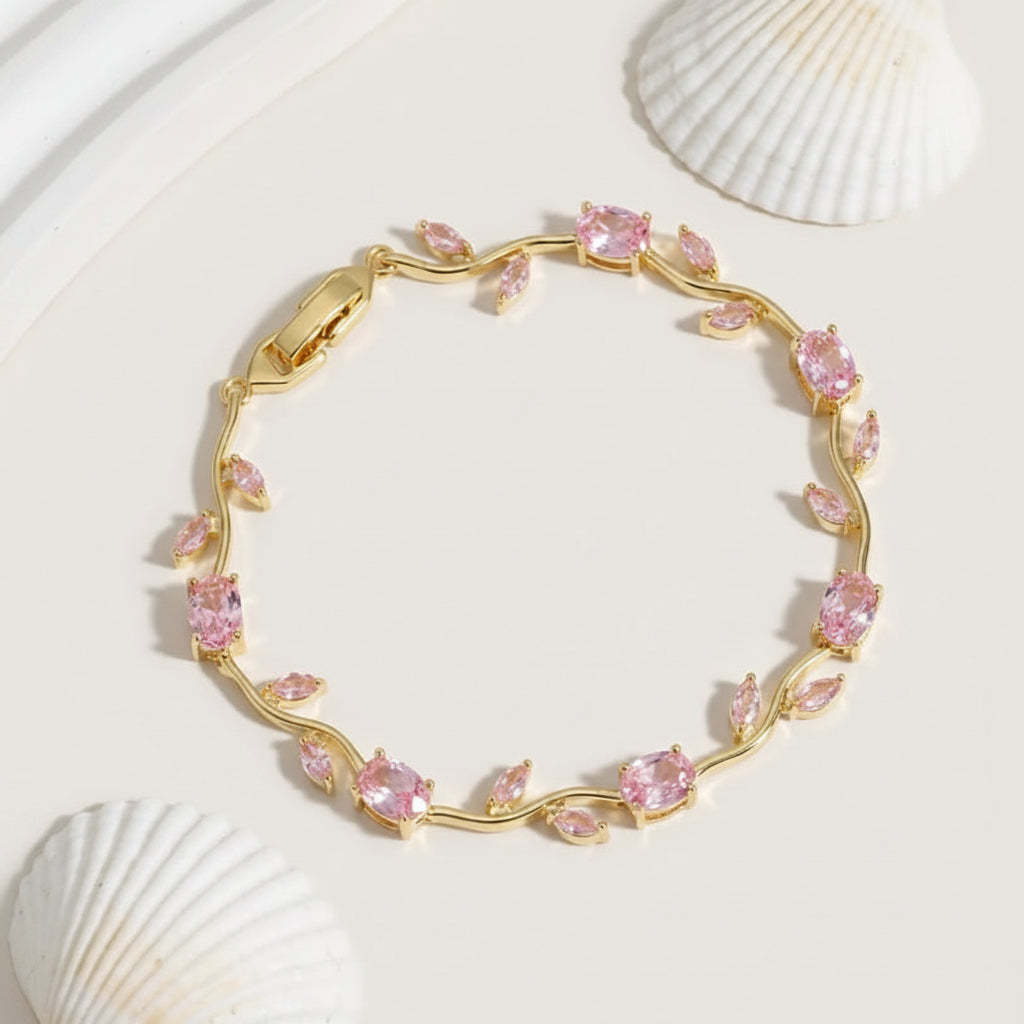 Tulip Rosé Elegance Bracelet - MYSTY