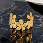 Golden Flora Cuff  bracelate✨