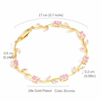 Tulip Rosé Elegance Bracelet - MYSTY