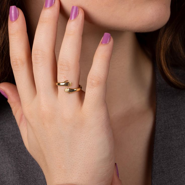 Loving Hands Adjustable Ring - MYSTY